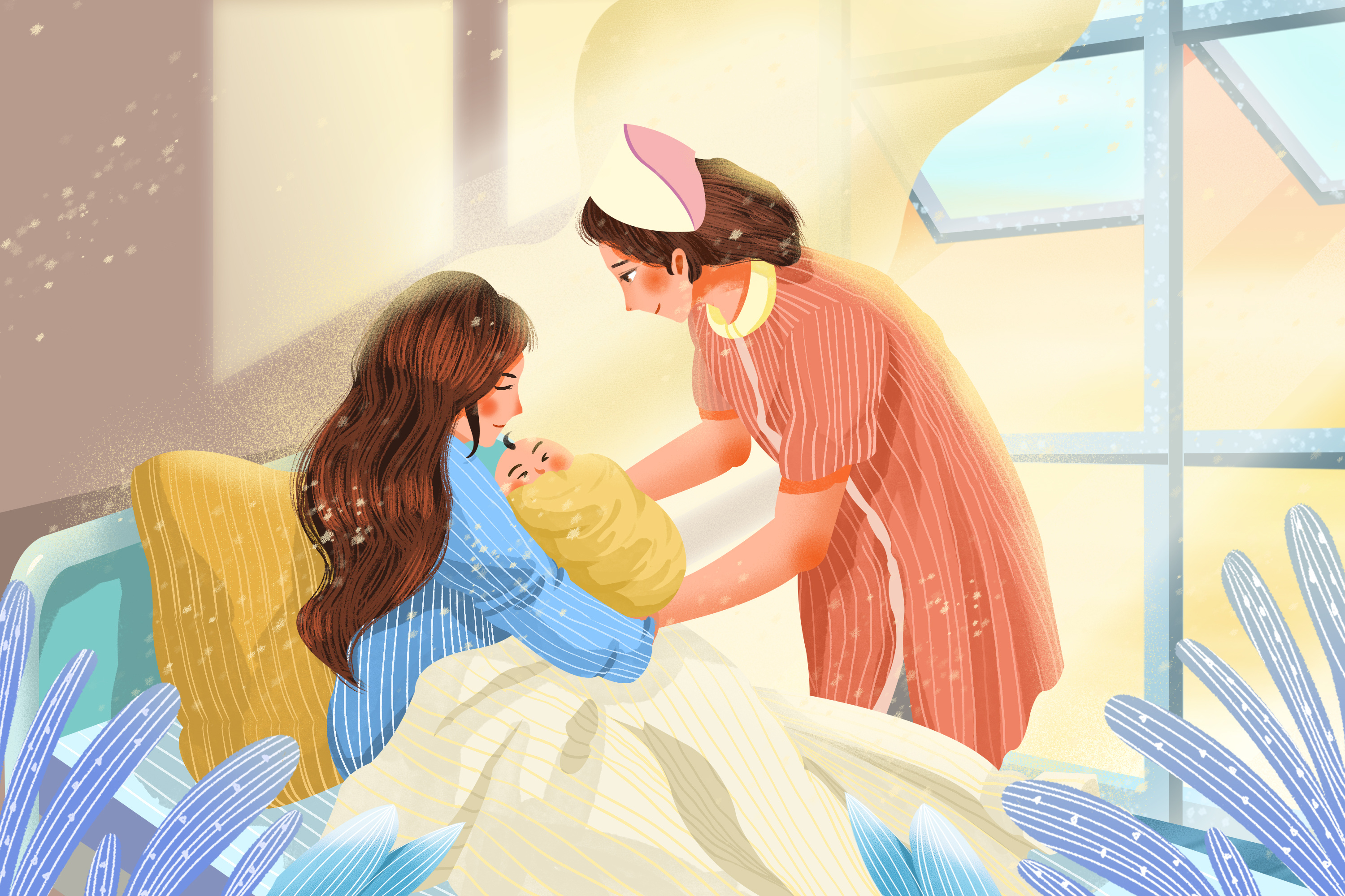 “虎宝”添喜！瘢痕子宫二胎妈妈顺产圆梦，金美济优质服务暖人心