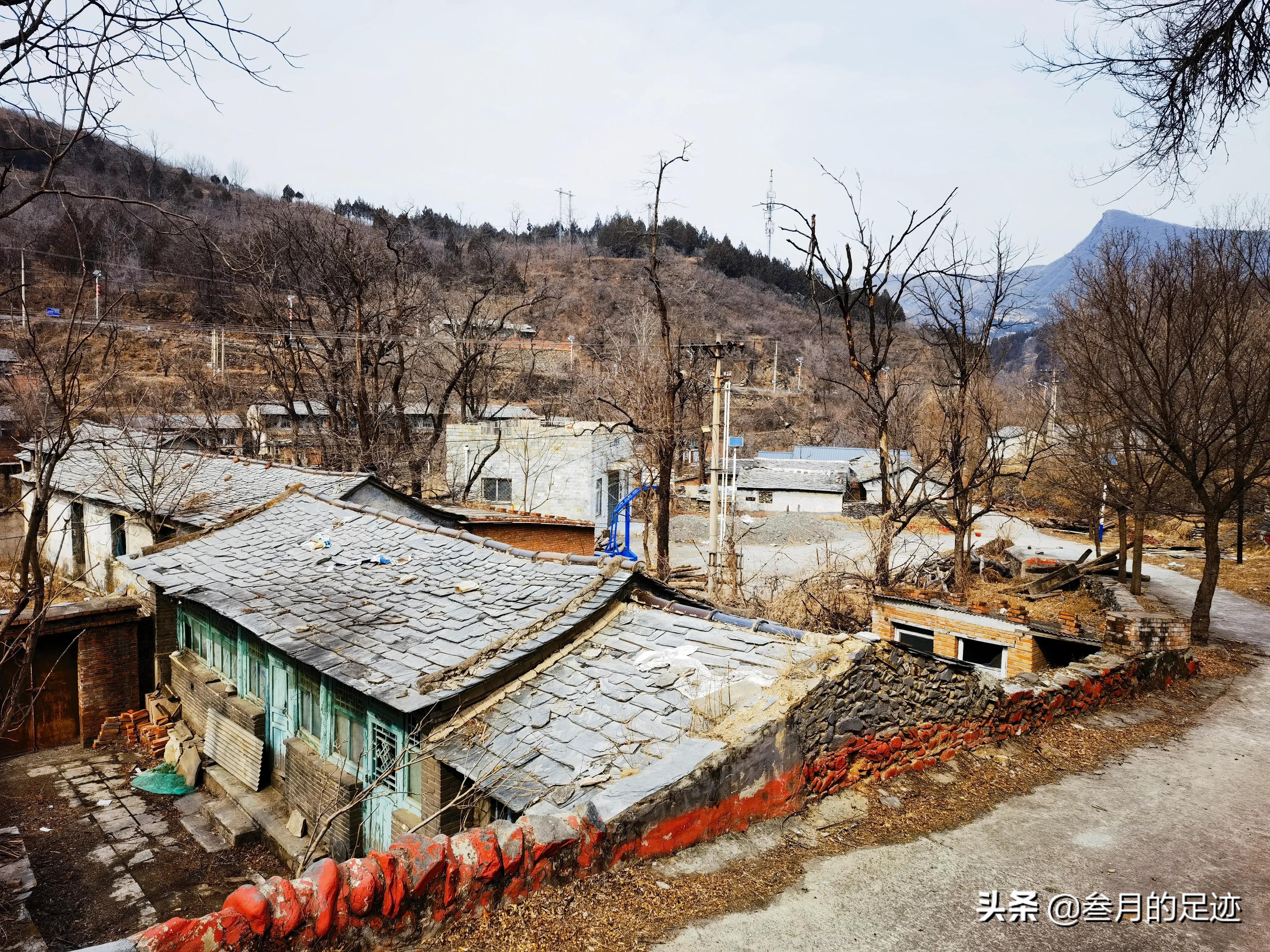 北京房山大山深处的古村落,房山区废弃古村