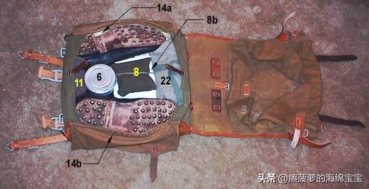 一战后期德国步兵武器装备,德国二战行军包