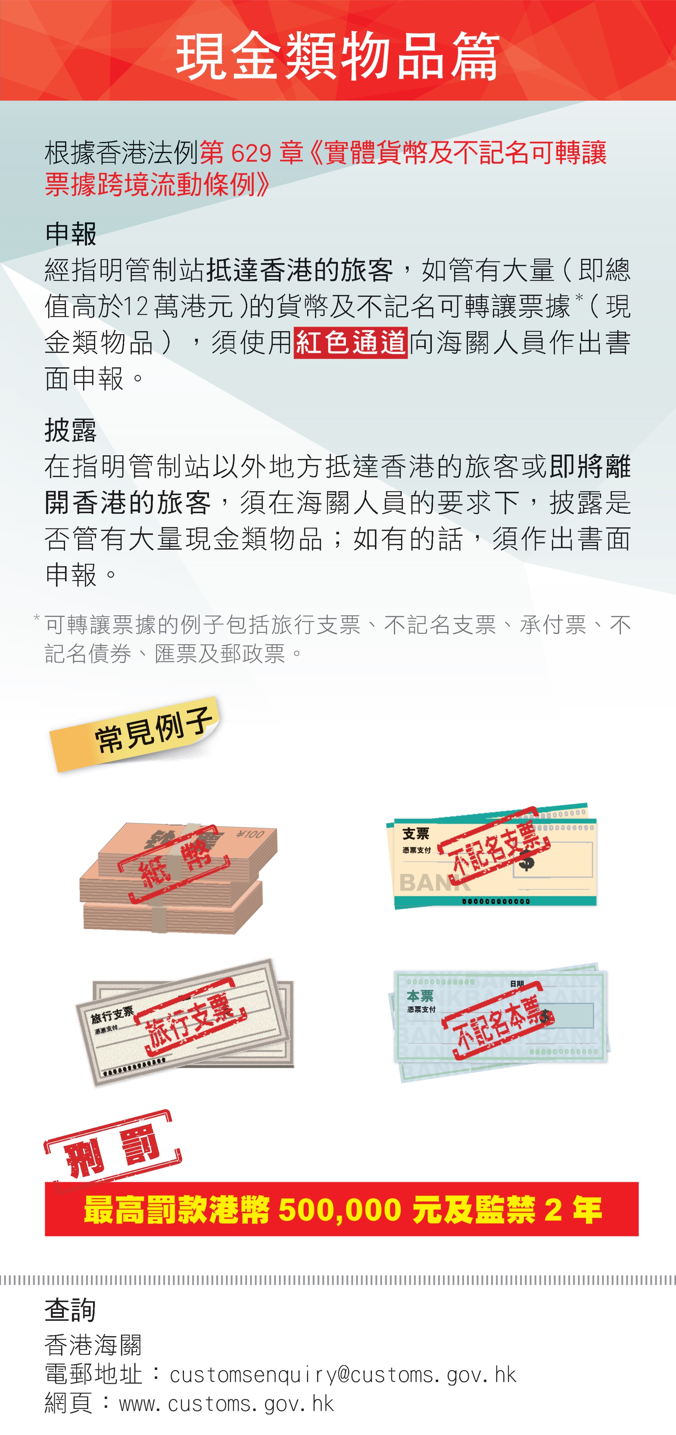 香港海关连发警示：胡乱带这些物品过关，分分钟罚款+坐牢