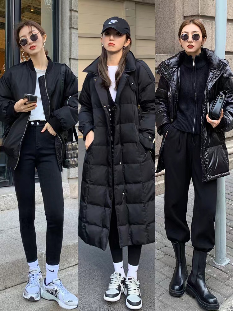 人人都有的羽绒服推荐,中长款黑色羽绒服怎么搭配裤子