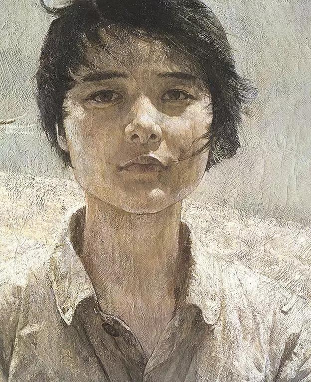 何多苓俄罗斯写生油画,何多苓油画2007