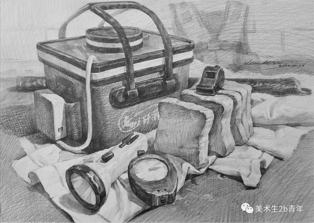 素描暗部画糊了,素描静物暗部该重到什么程度