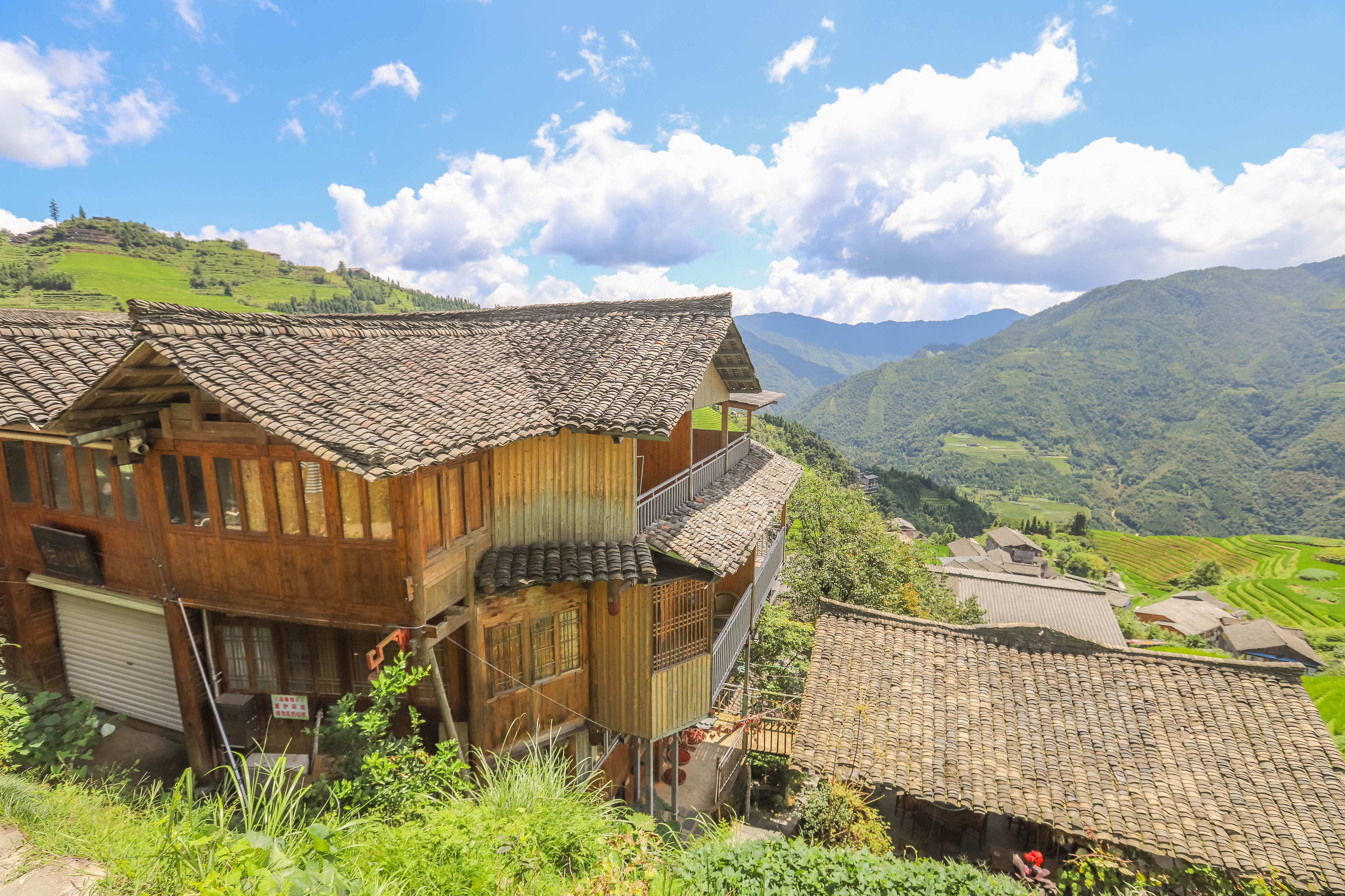 龙脊水稻梯田图片,龙脊水稻