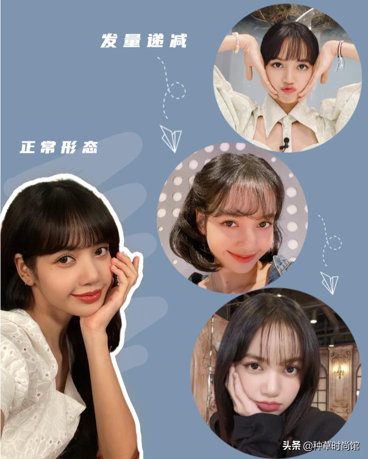 八字刘海怎么打理才不会显头秃,12岁圆脸头秃长发适合剪什么刘海