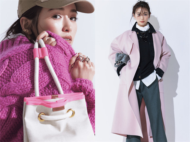 小香风粉色穿搭冬季高级感,粉紫色小香风高级感穿搭