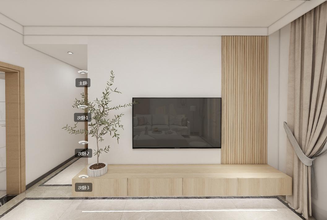 深圳欧*博兰**全屋定制杨工打造的原木风，自然舒适