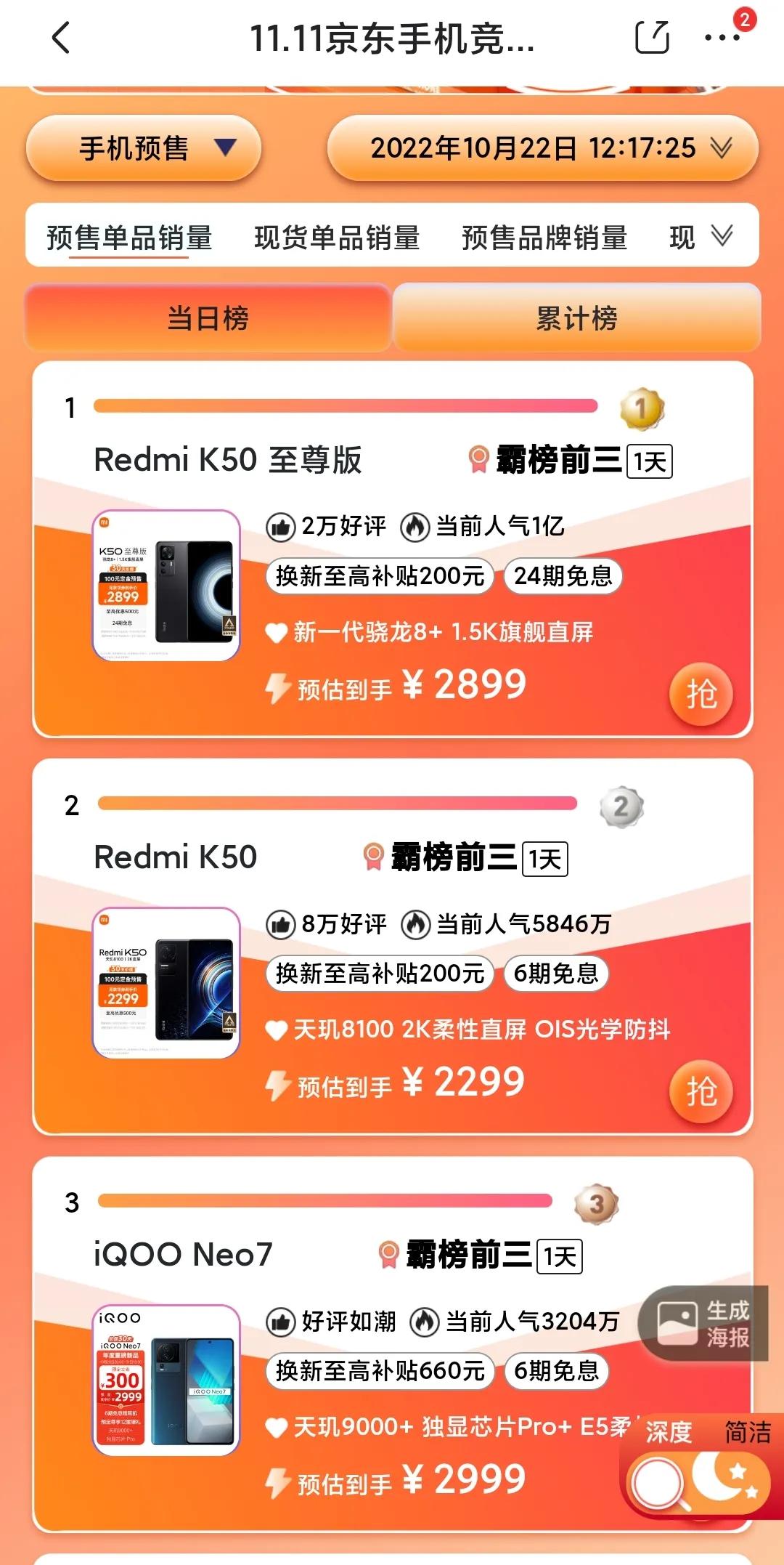 京东手机618竞速榜在哪查看,京东618手机竞速排行榜在哪里看