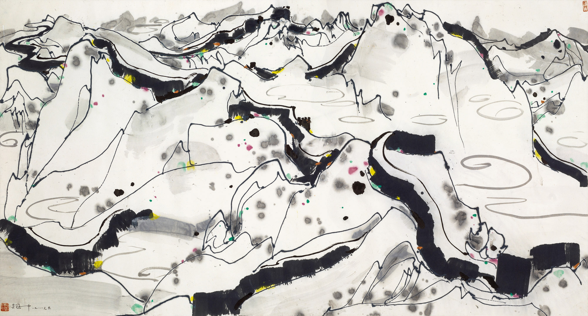 万里长城的作品,最经典的万里长城山水画霸气