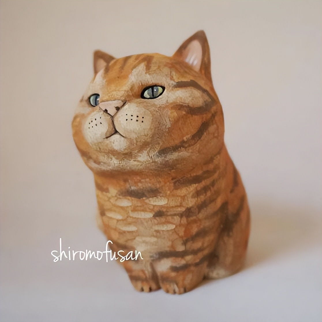 日本艺术家木雕猫,日本木雕艺术家猫