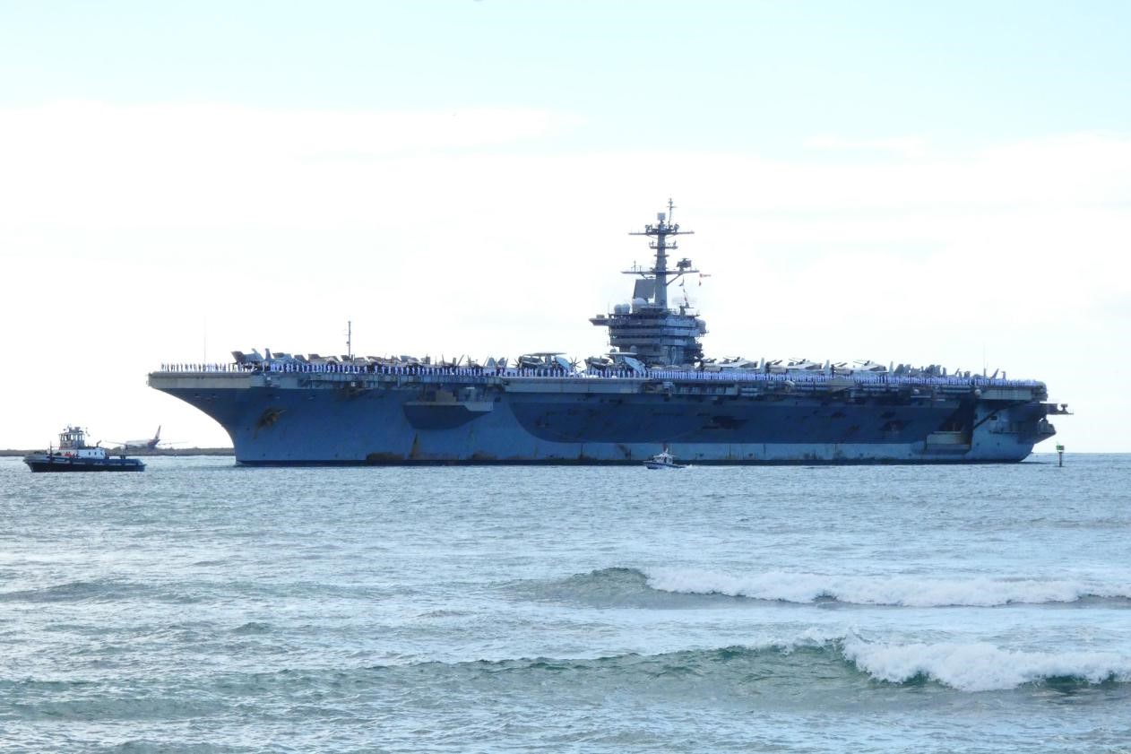 美国五大军种搅局西太,两大舰队互相掩护,对解放军亮出獠牙