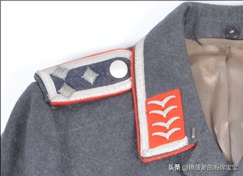 二战德国空军军衔标志,二战德国军衔级别对照表