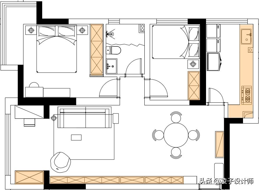 二手房小户型客厅电视柜设计,二手房电视柜装修