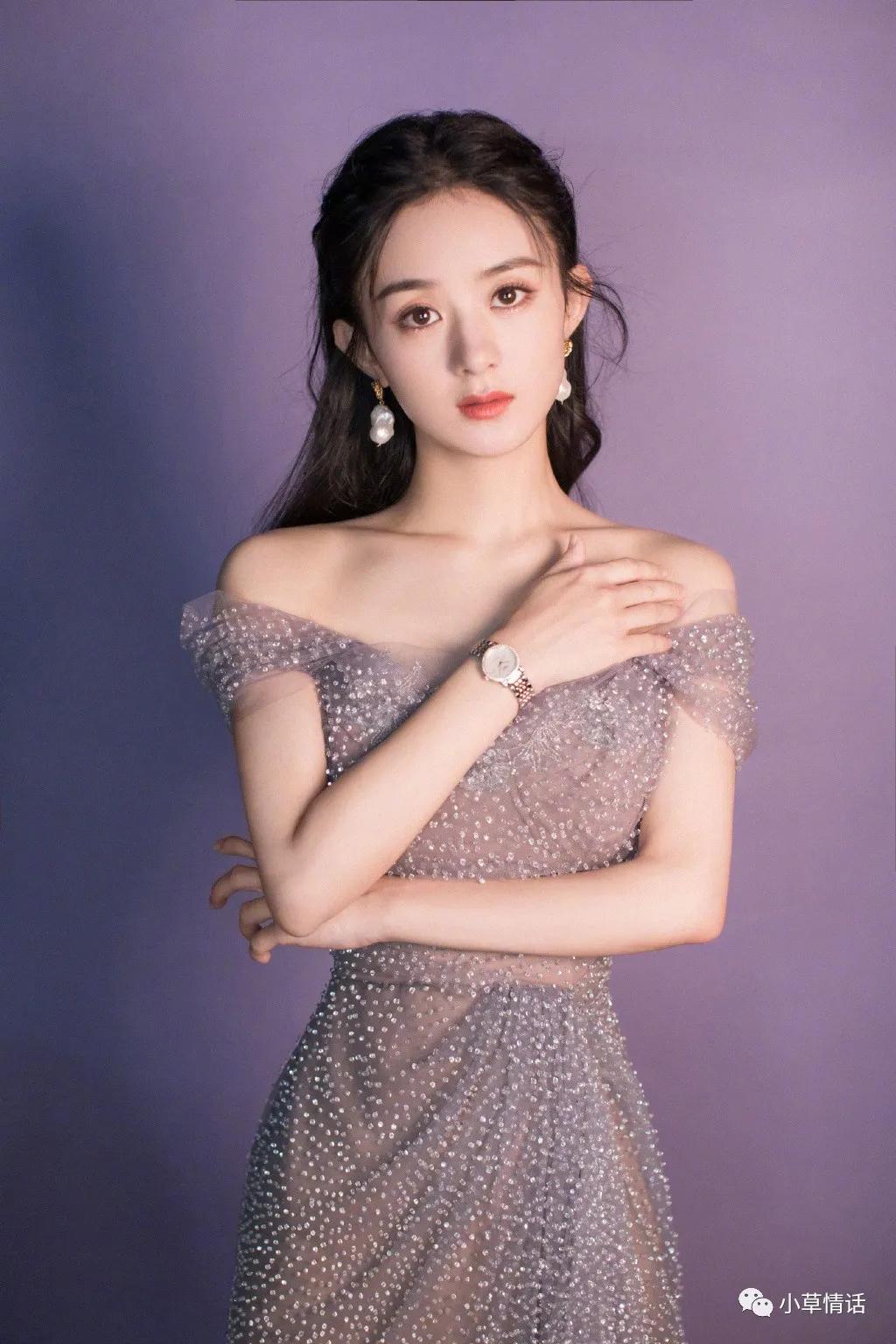 赵丽颖绿衣写真大片,女星赵丽颖惊艳写真