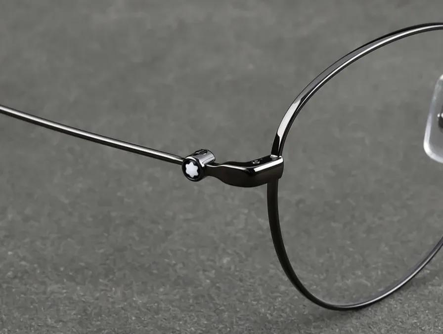 万宝龙商务眼镜mb0220a,万宝龙mb0101无框眼镜上脸图