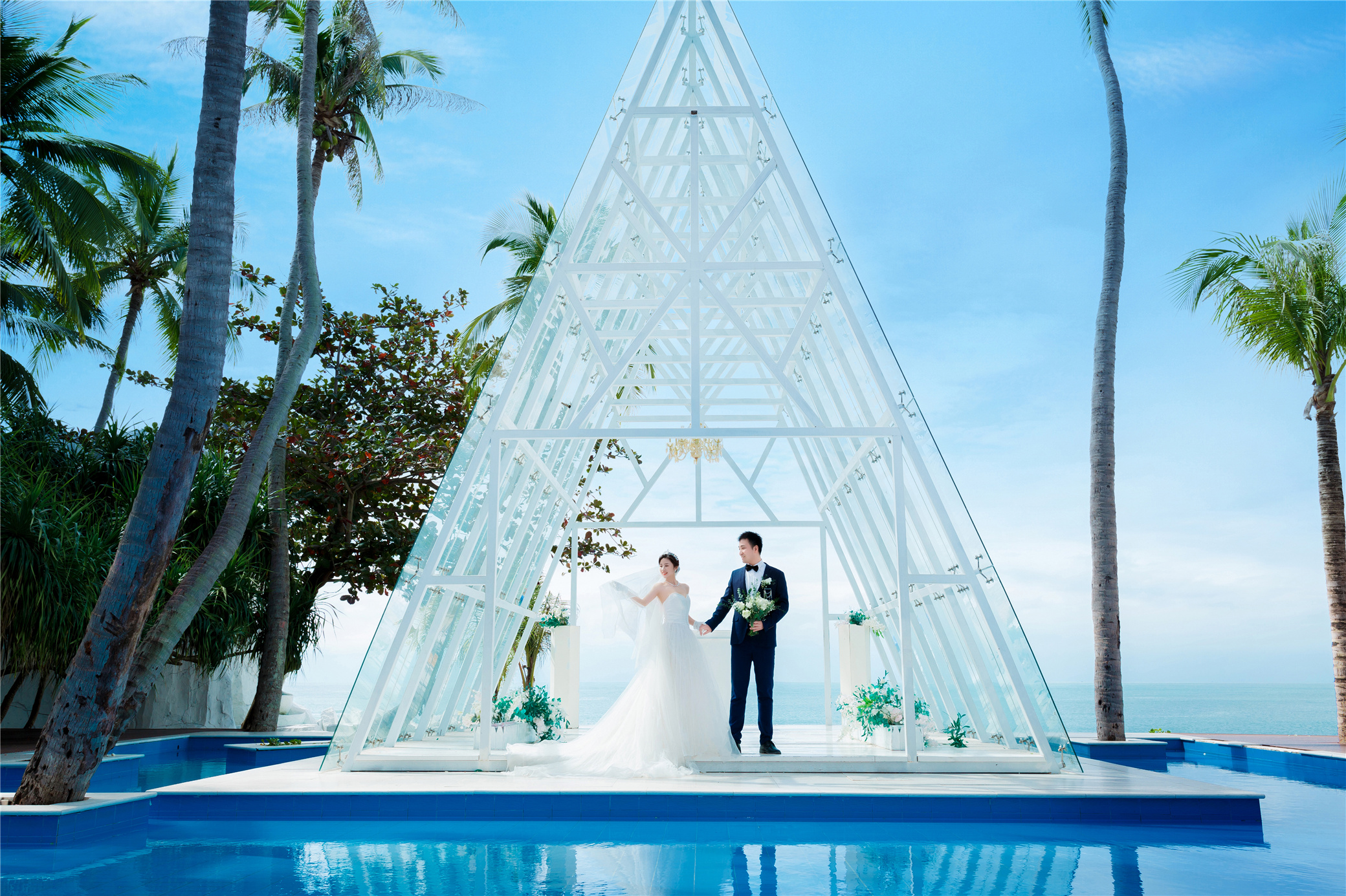 杭州海边旅拍婚纱照的地方推荐,杭州异域风旅拍婚纱照价目表