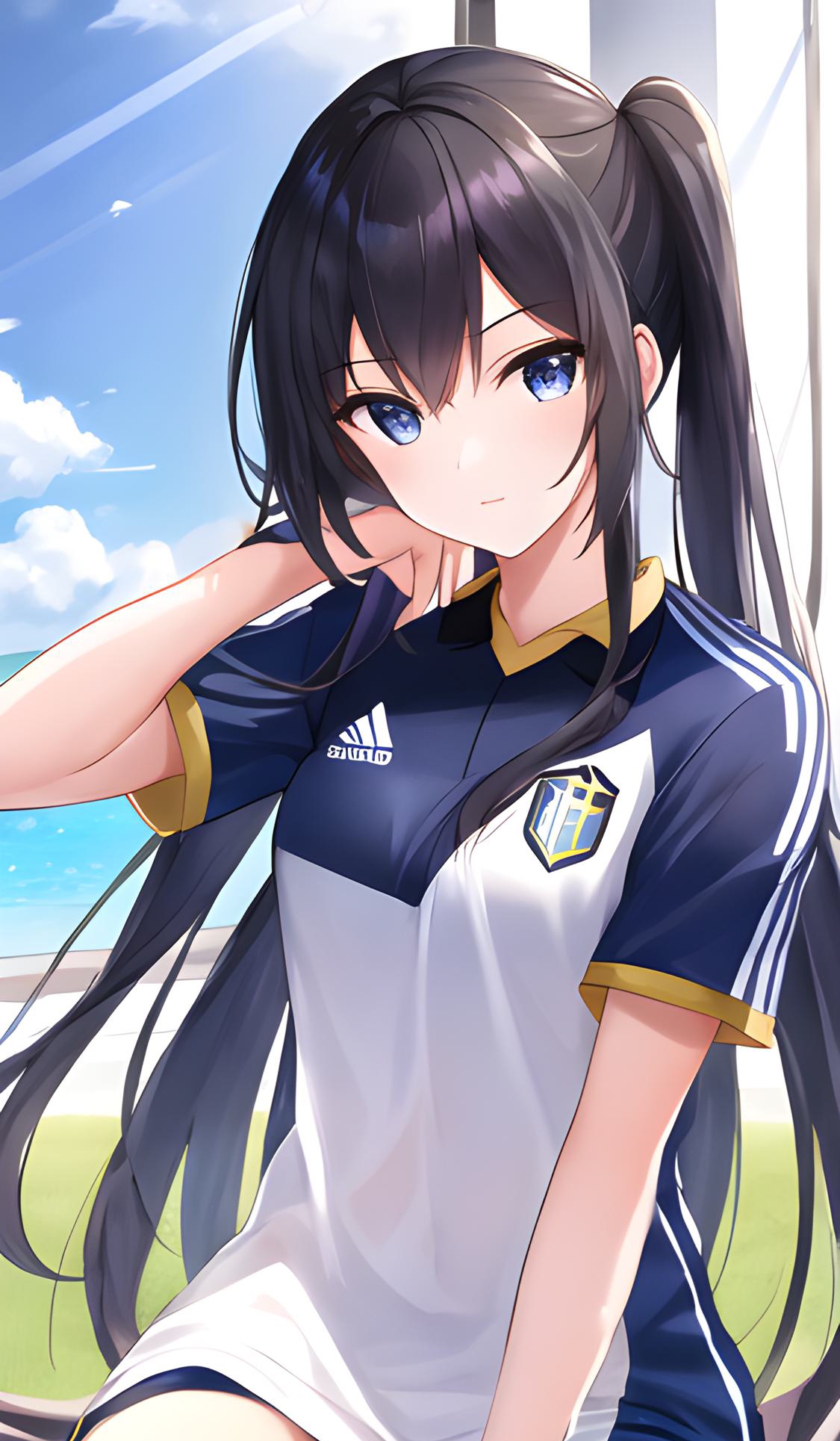 ai绘画足球宝贝图片大全可爱简单,足球宝贝ai绘画