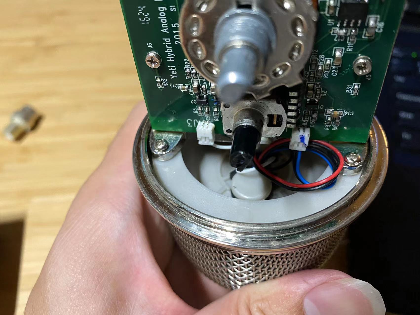 blueyeti麦克风怎么拆开,雪怪麦克风拆机