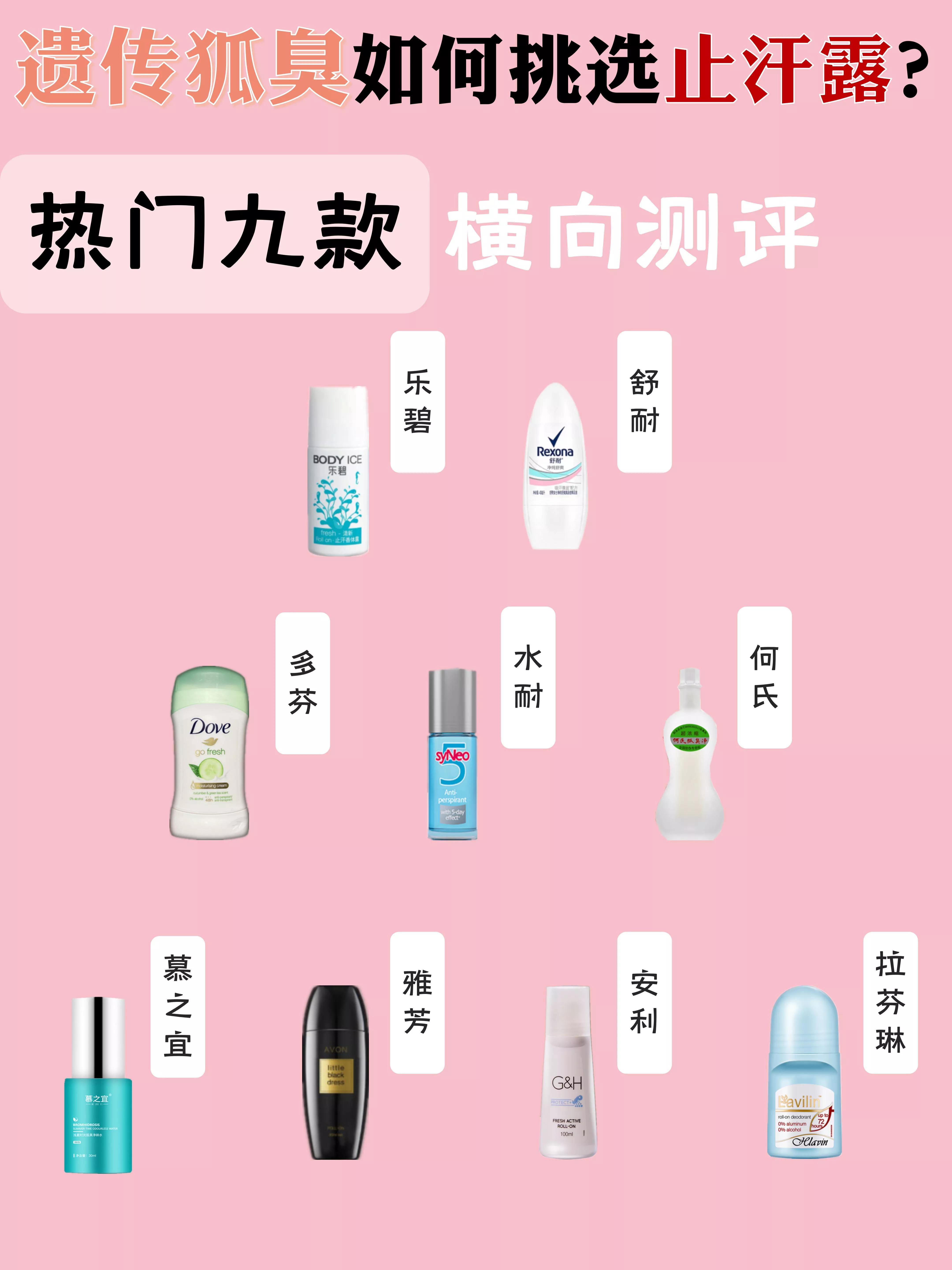 十大狐臭止汗露品牌,哪个牌子的止汗露有除狐臭的功效