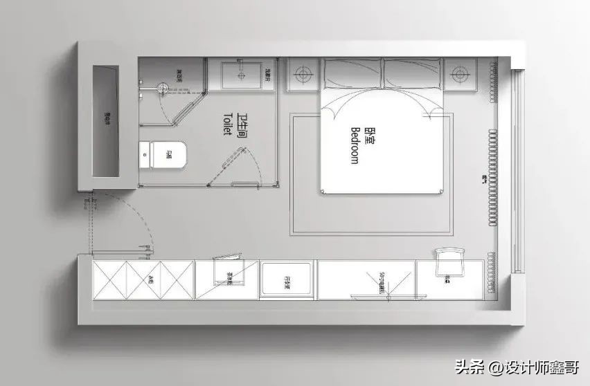 北京轻奢风酒店设计,北京燕山大酒店