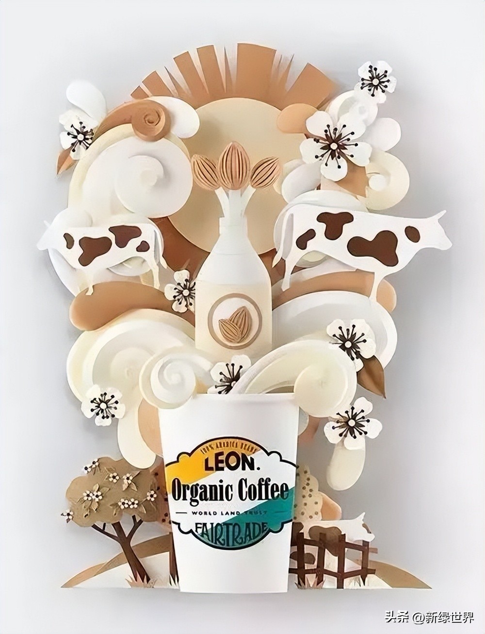 纸艺作品绘画,千变万化的纸艺术作品