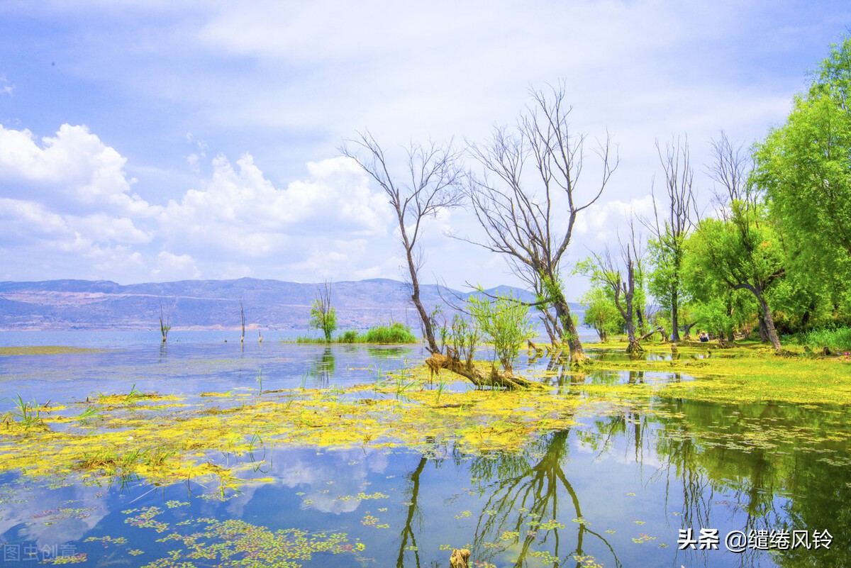 飘荡的涟漪,涟漪在空中飘