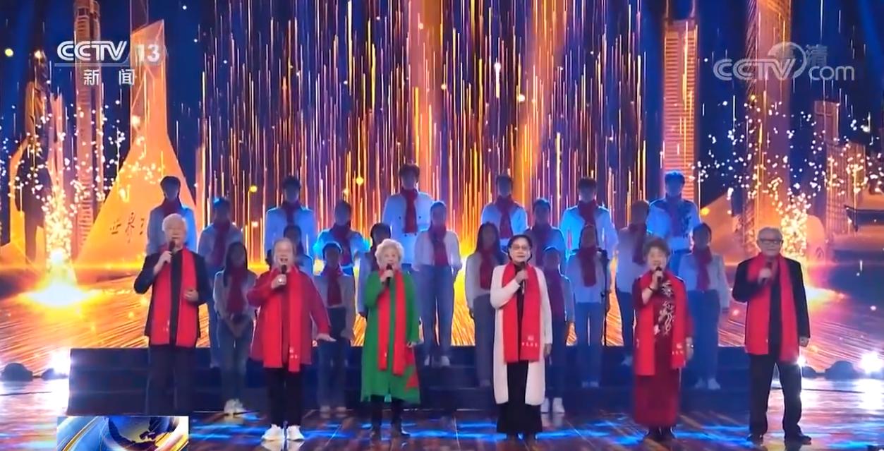 老艺术家出席百花迎春,百花迎春晚会上的老艺术家