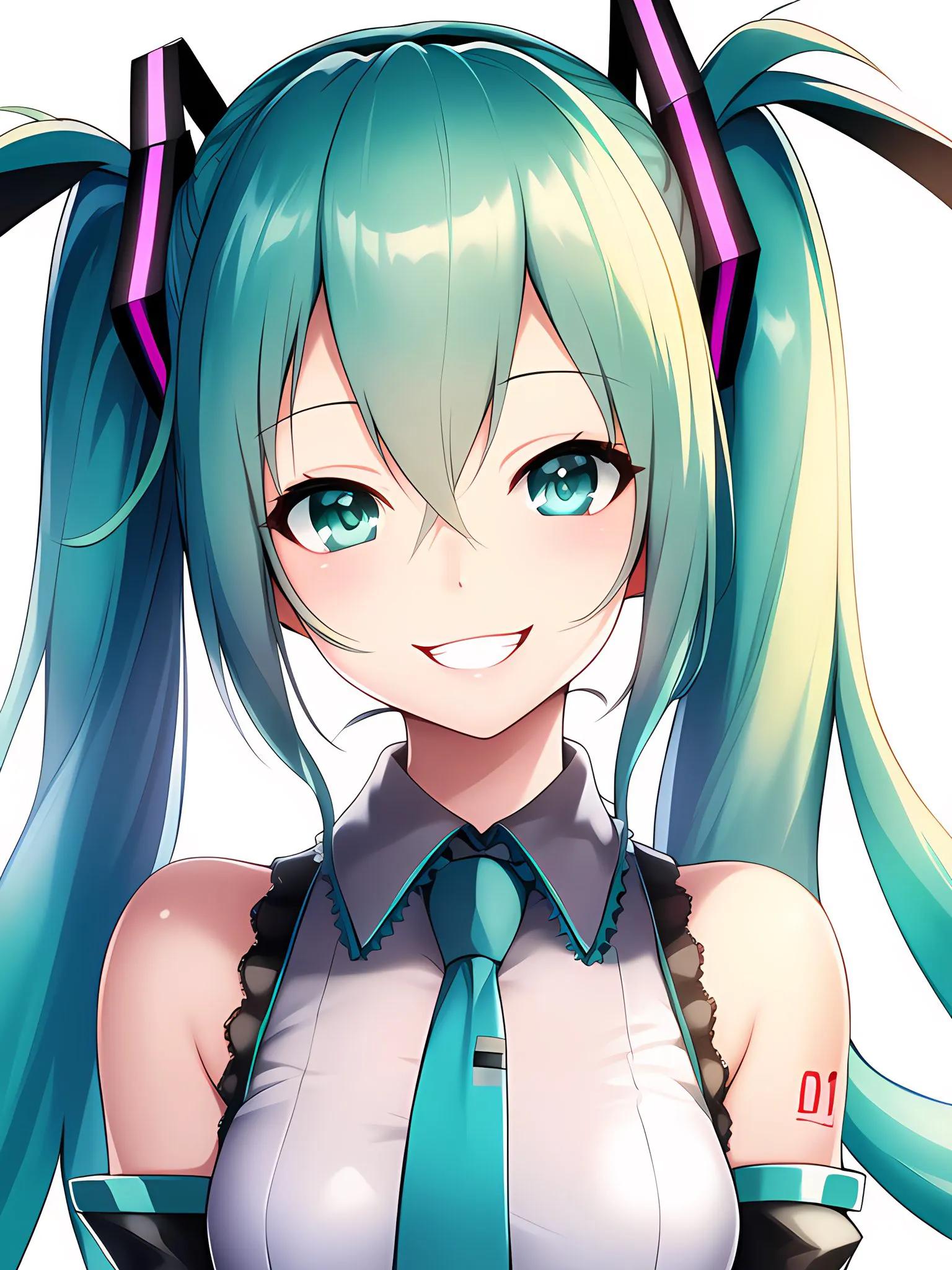 初音未来绘画教程可爱版,ai绘画未来少女