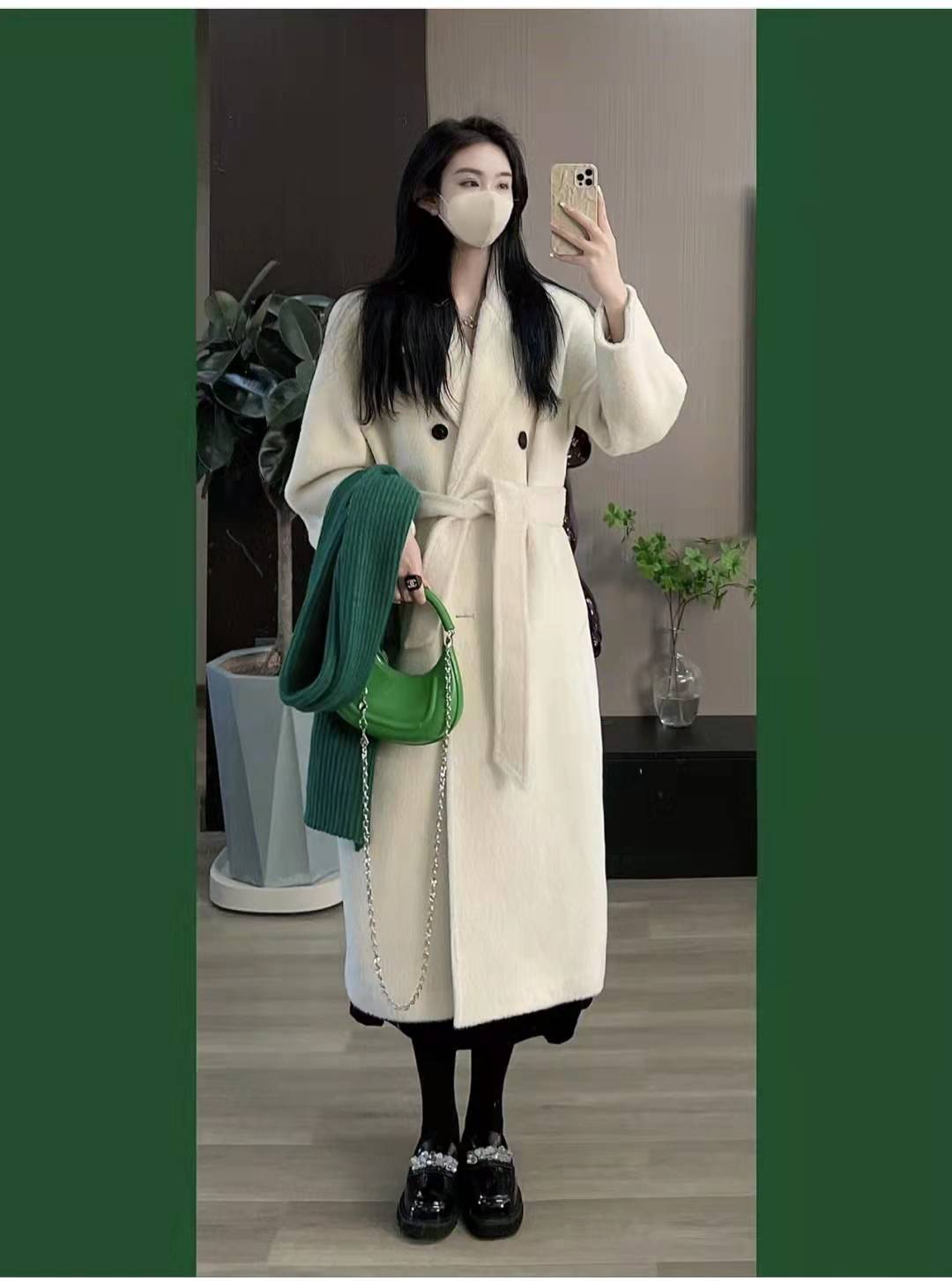 女式大衣什么颜色好看,黑色大衣配什么颜色围巾好看