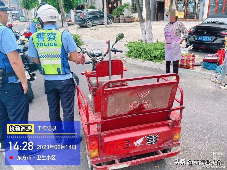 交警三轮车违法行为大曝光,交警严查肆意妄行电动三轮车