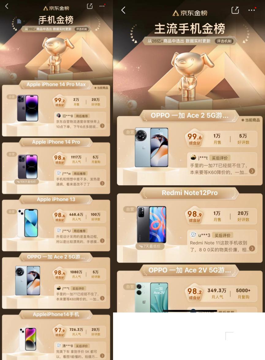 一加ace2手机排名,2000多质感最好的手机一加ace2