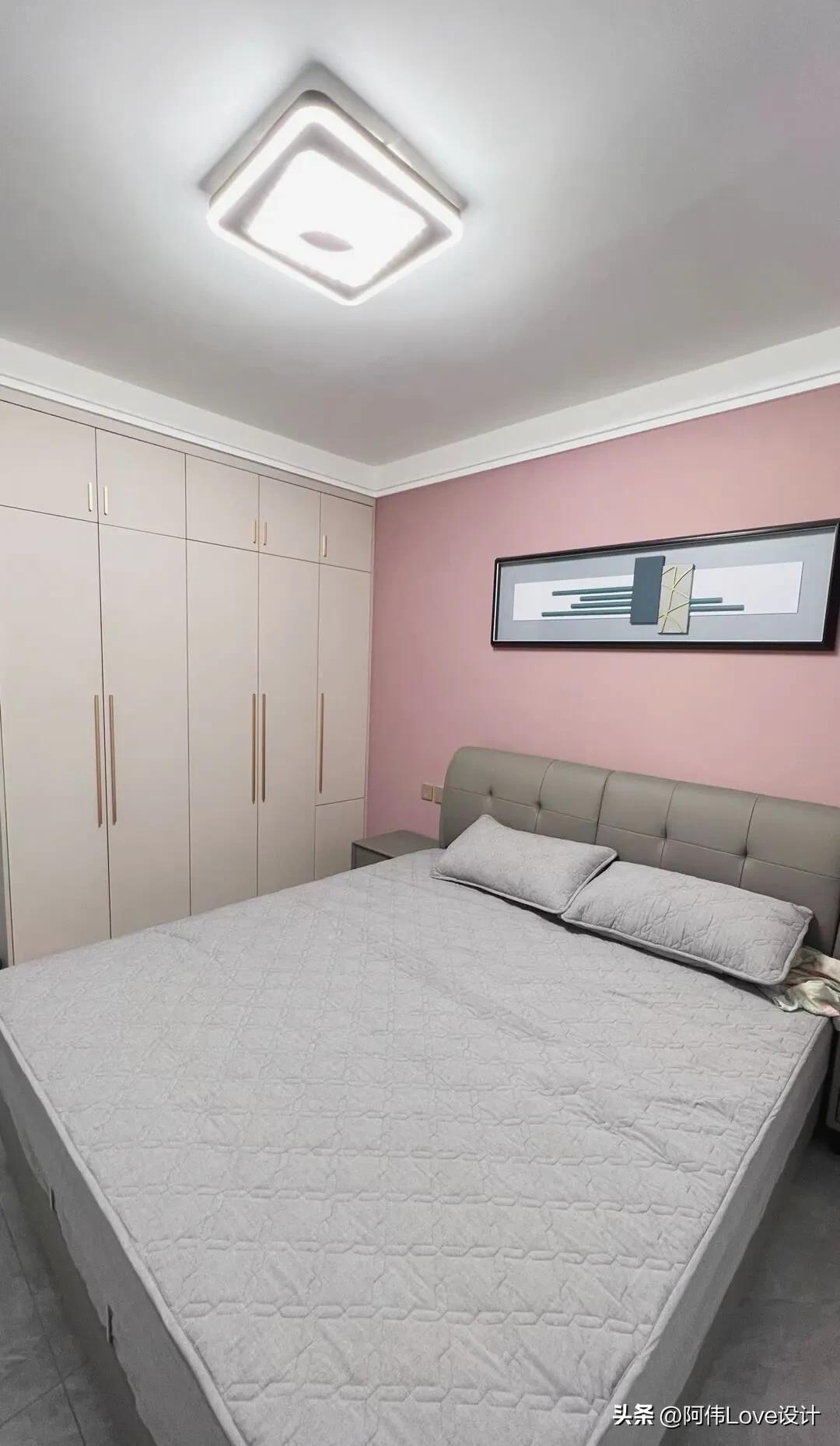 卧室墙面漆颜色搭配,婚房卧室窗帘颜色搭配