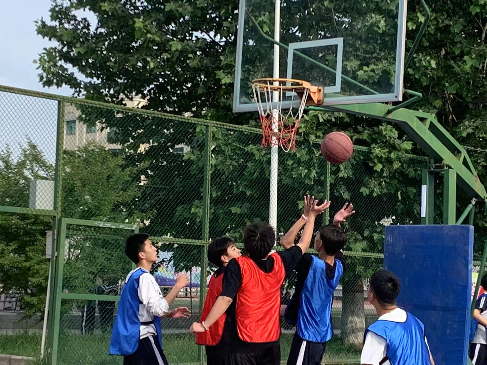 白朗县中学喜迎二十大篮球比赛,精彩纷呈的校园篮球比赛