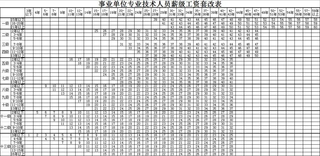 2016机关事业单位涨工资对照表,2006年公务员级别工资套改对照表