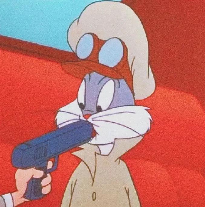 兔八哥头像搞笑,兔八哥头像简笔画