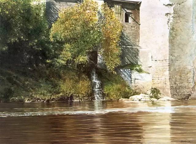 世界顶级水彩画家作品欣赏,世界水彩画大师三巨头的作品欣赏