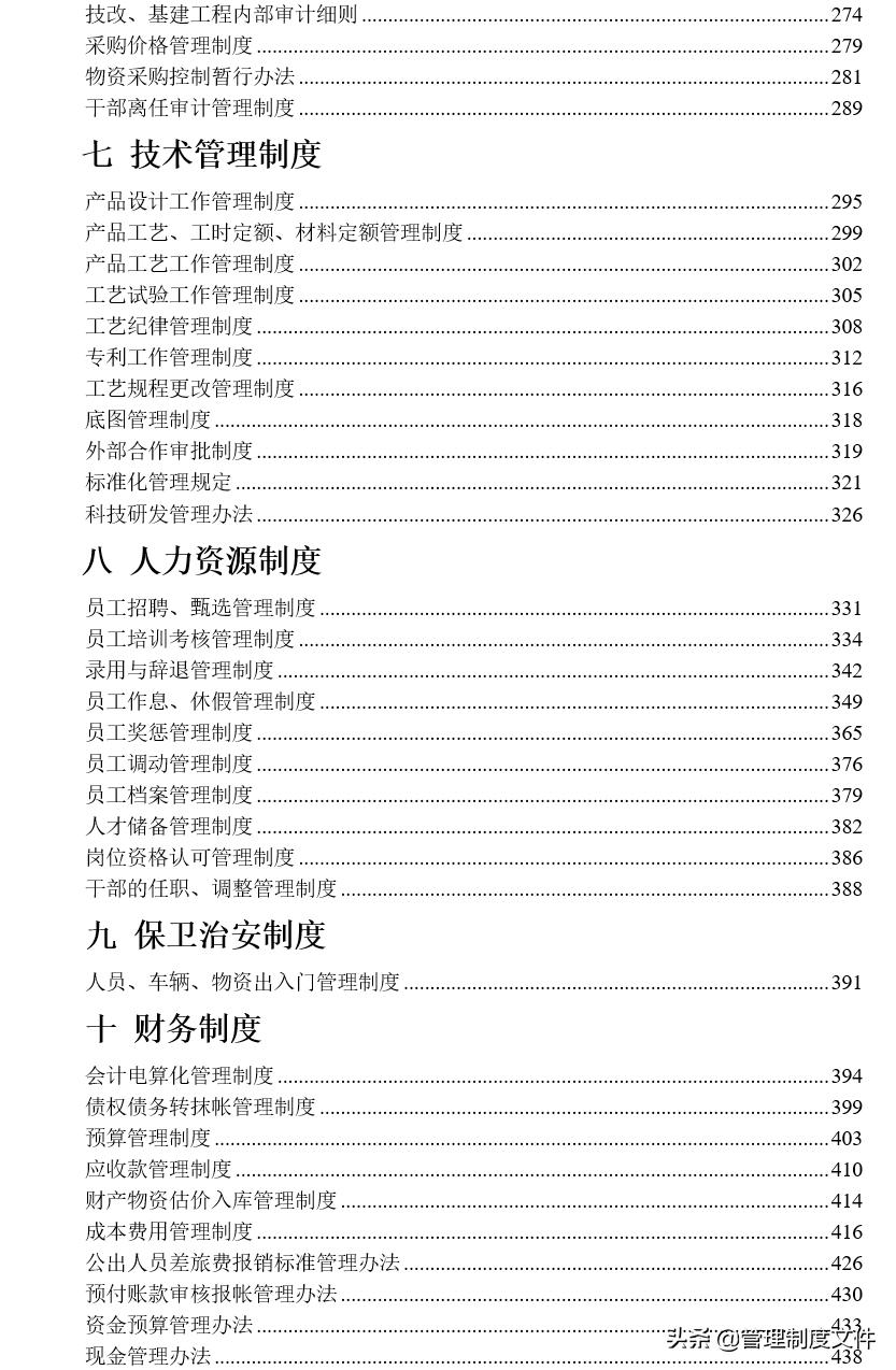 企业管理制度汇编,完全版2040601