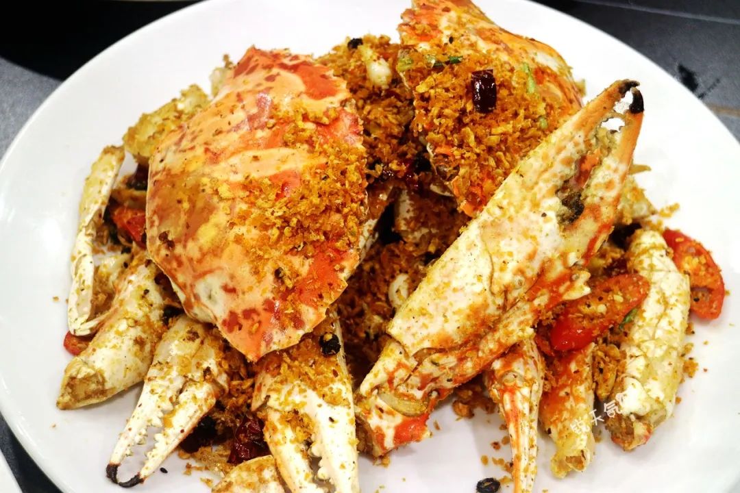 厦门海鲜自助餐红花蟹,厦门海鲜码头红花蟹