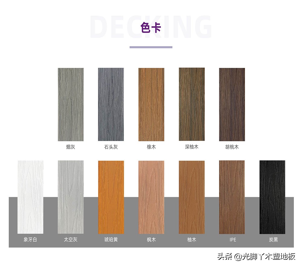 常用实木家具木材种类比较,户外防腐木的木板有哪些种类