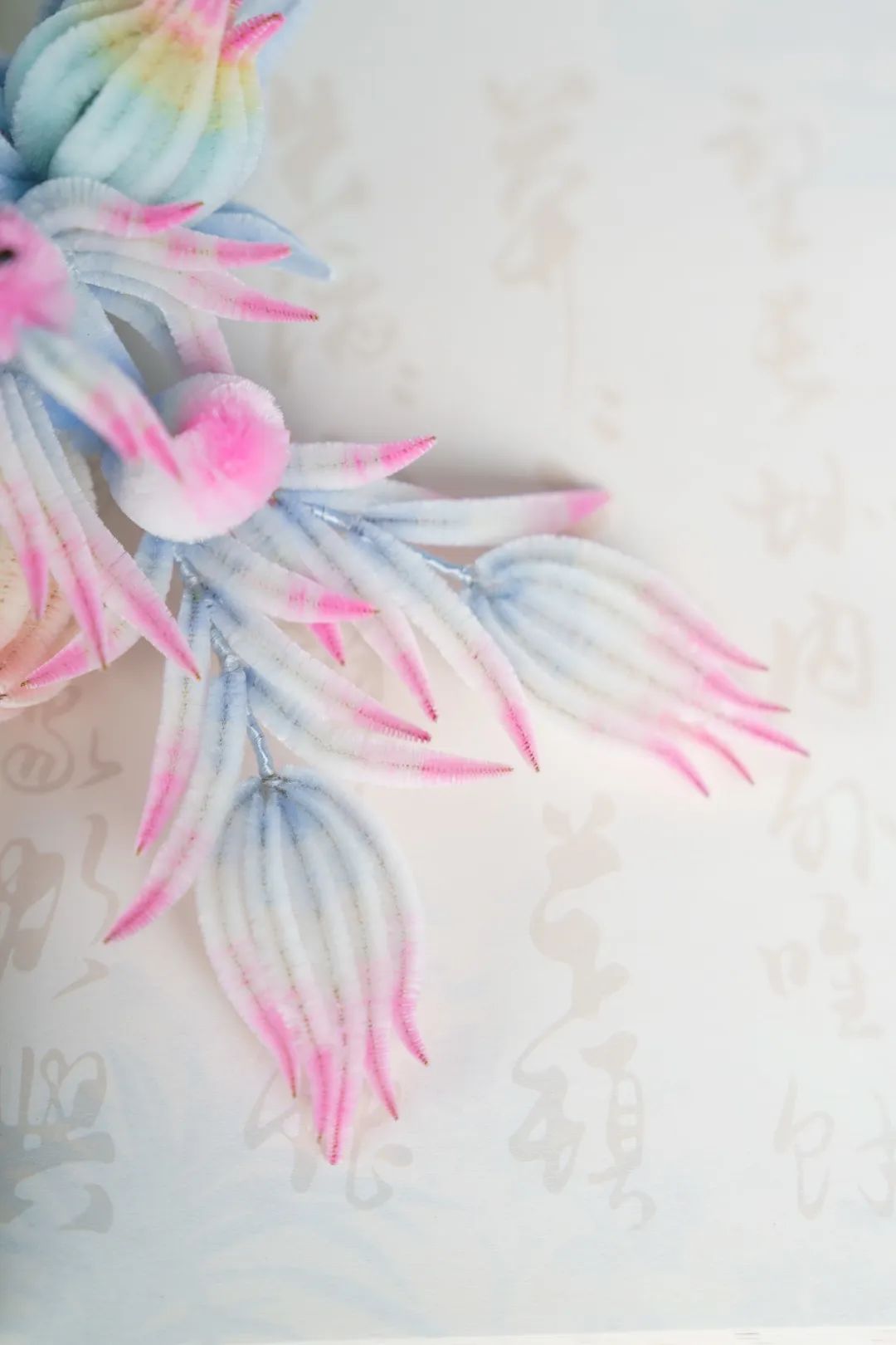 瑶池仙子宴流霞醉里遗簪幻作花,沉浸式非遗绒花