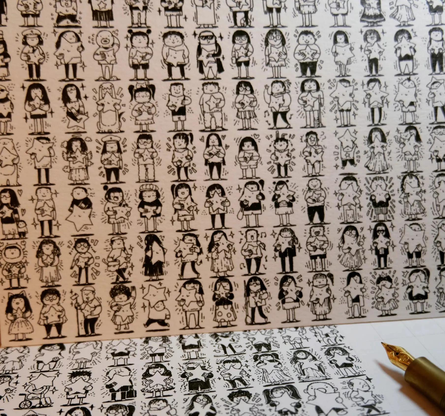 90后画家立志画遍中国,90后插画师画山海经鹿