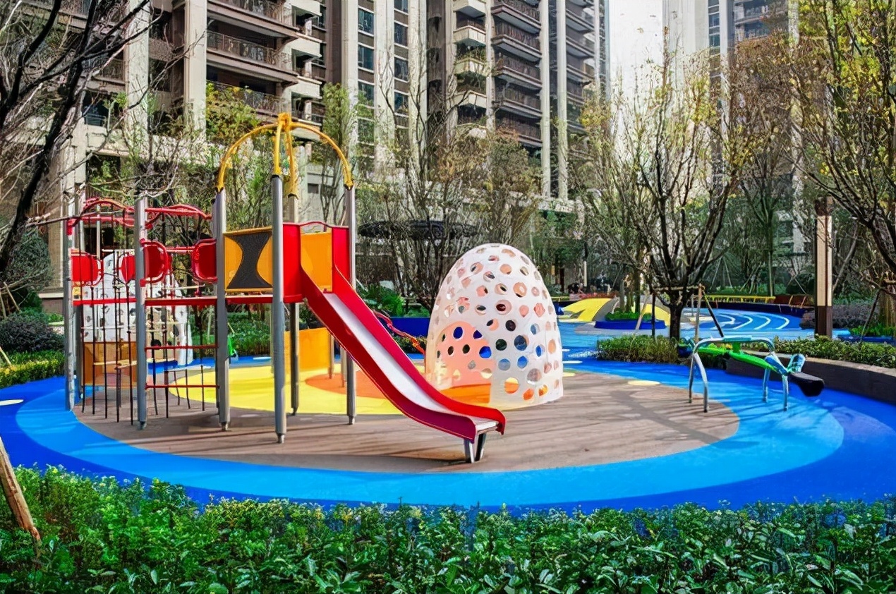 户外儿童乐园地面铺什么材料,儿童活动场地地面材料