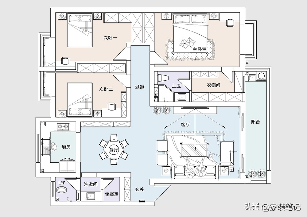 美式轻奢风装修小户型,小户型轻奢美式风装修