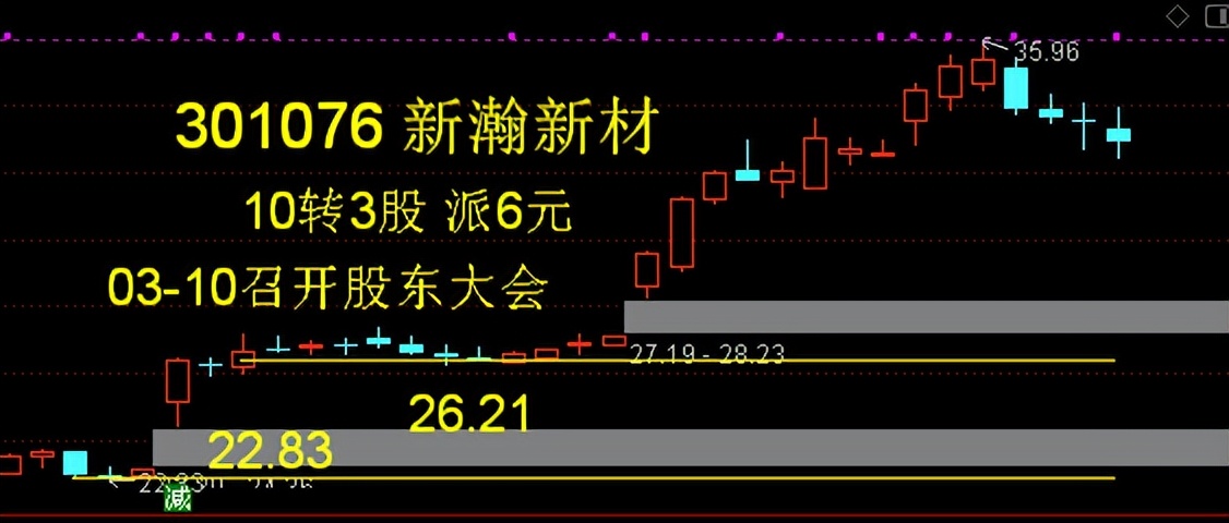 鼎胜新材10转8股派6元 (新瀚新材股票分红)
