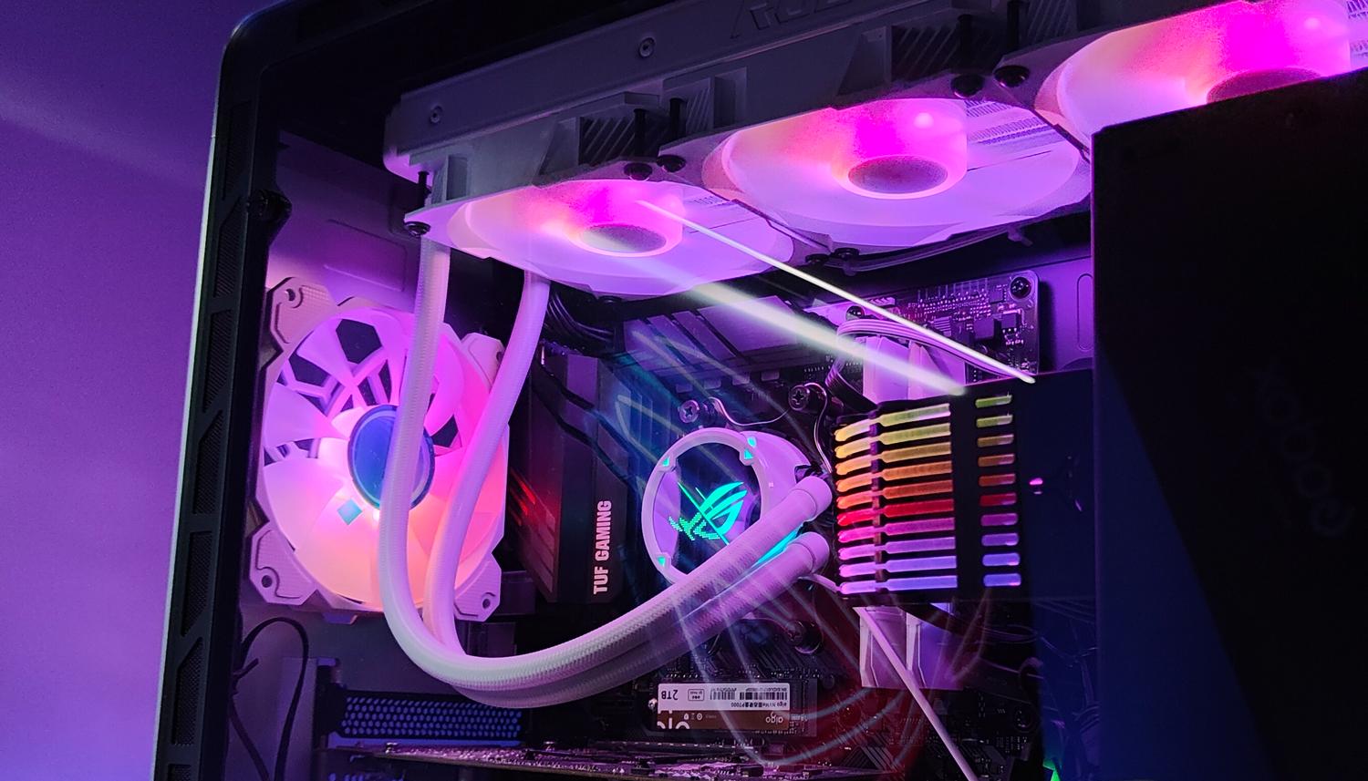 华硕rogstrixlcii360水冷,华硕rog吹雪360argb一体式水冷