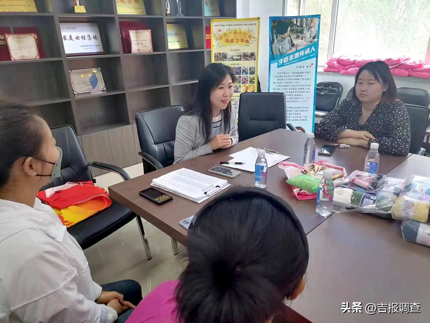 巧手织出幸福来，长春经开区两社区妇女就业项目学习班开课！