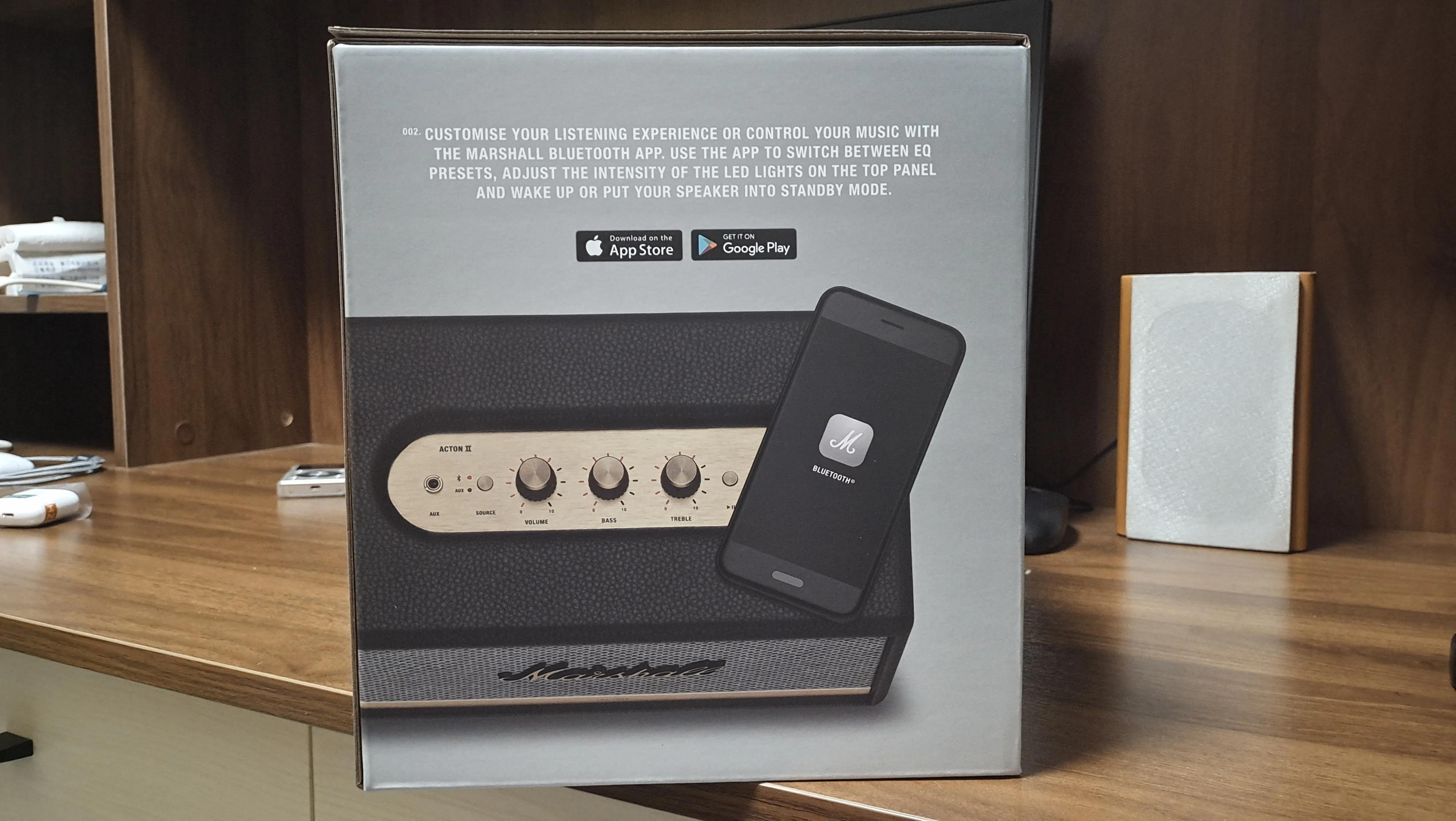 马歇尔acton二代开箱测评,马歇尔acton2外观