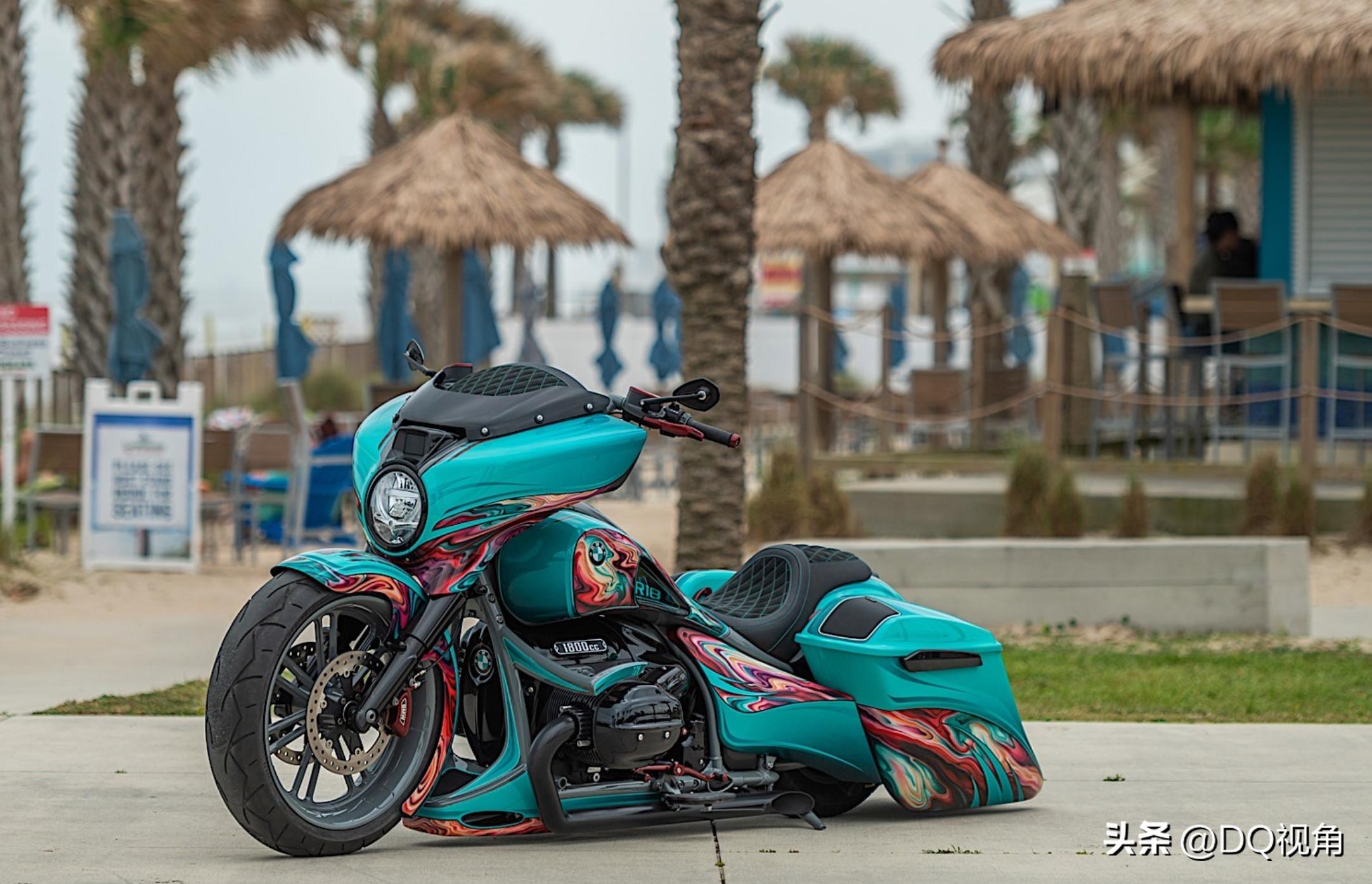 德国宝马m8改装,2021款宝马r18复古改装风格