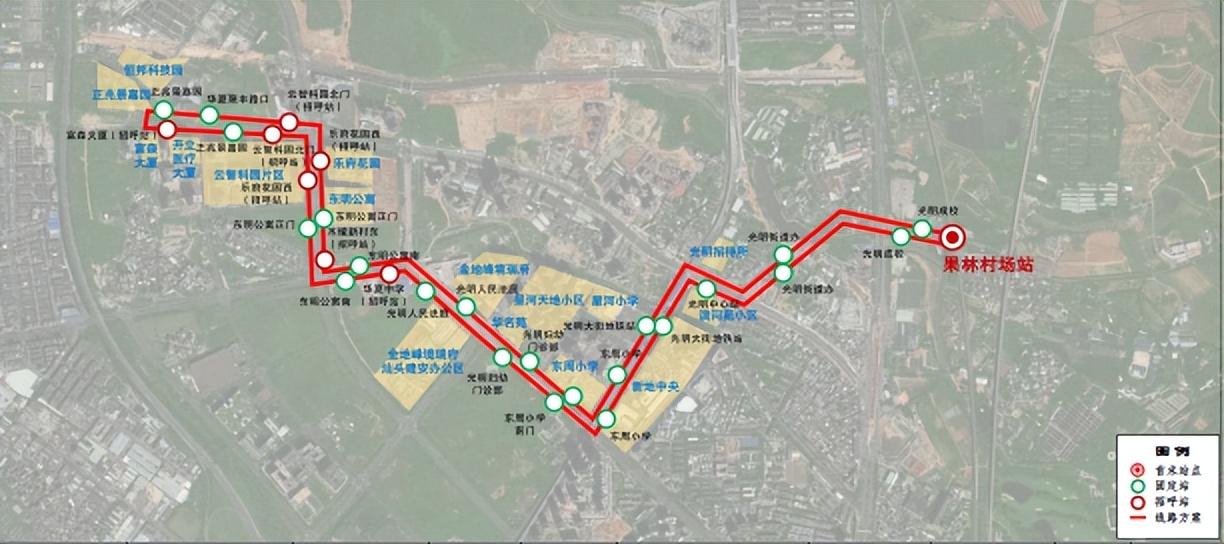 光明公交车最新信息,光明巴士线路