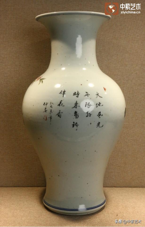 清光绪的《粉彩绘花鸟纹瓶》你见过吗？